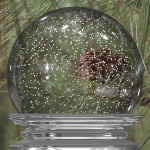 Winter Christmas Snow Globe