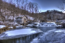 Winter Scenery At Hyde's Mill