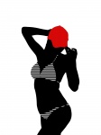 Woman Bikini Model Silhouette