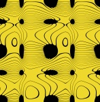 Yellow And Black Abstract
