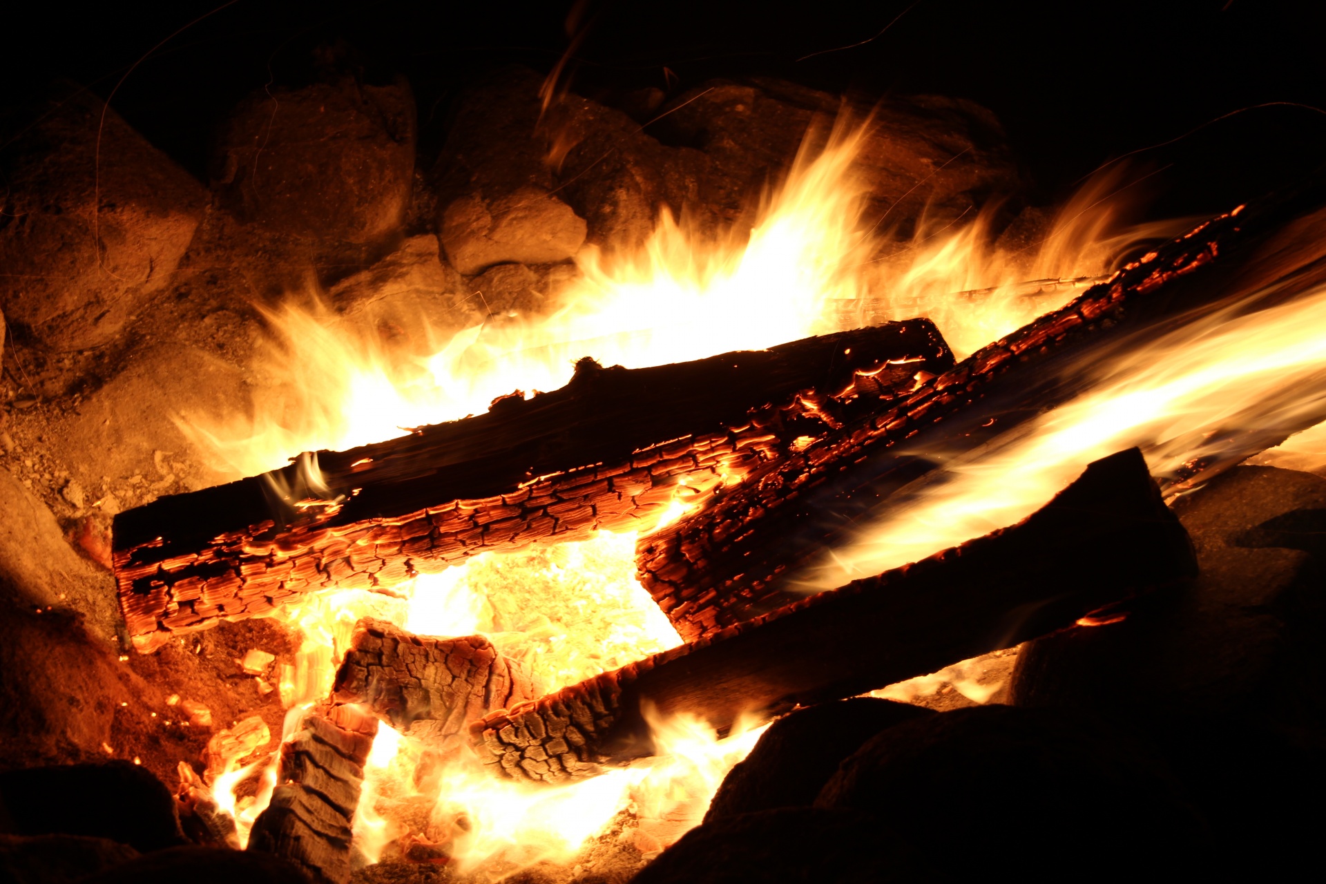 A Late Night Campfire
