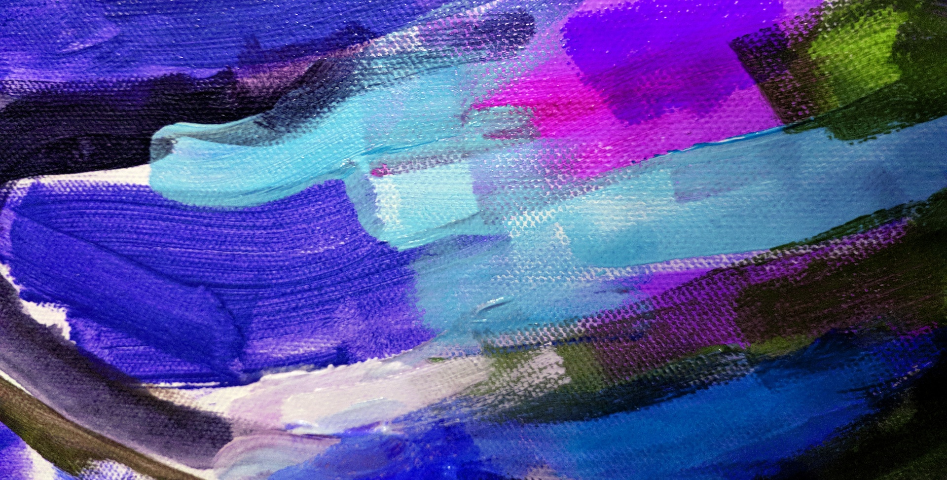 Abstract Horizontal Paint Strokes