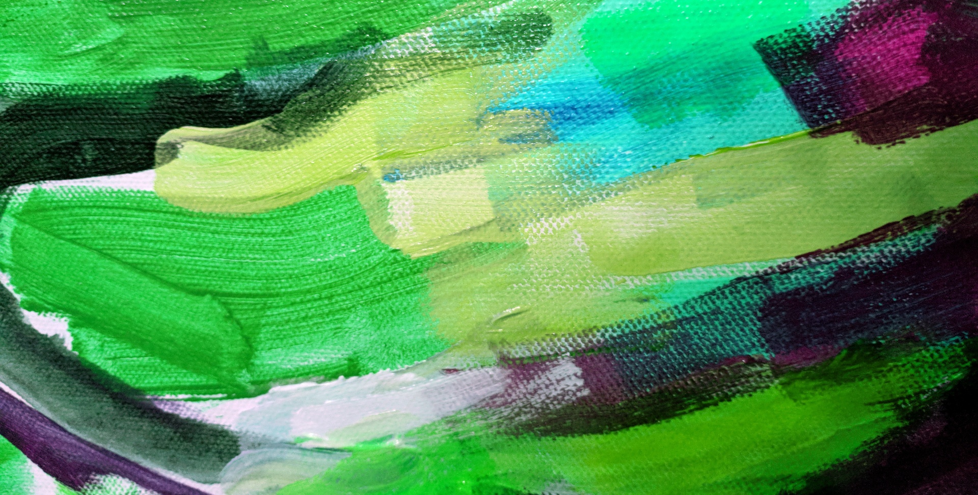 Abstract Oil Paint Strokes