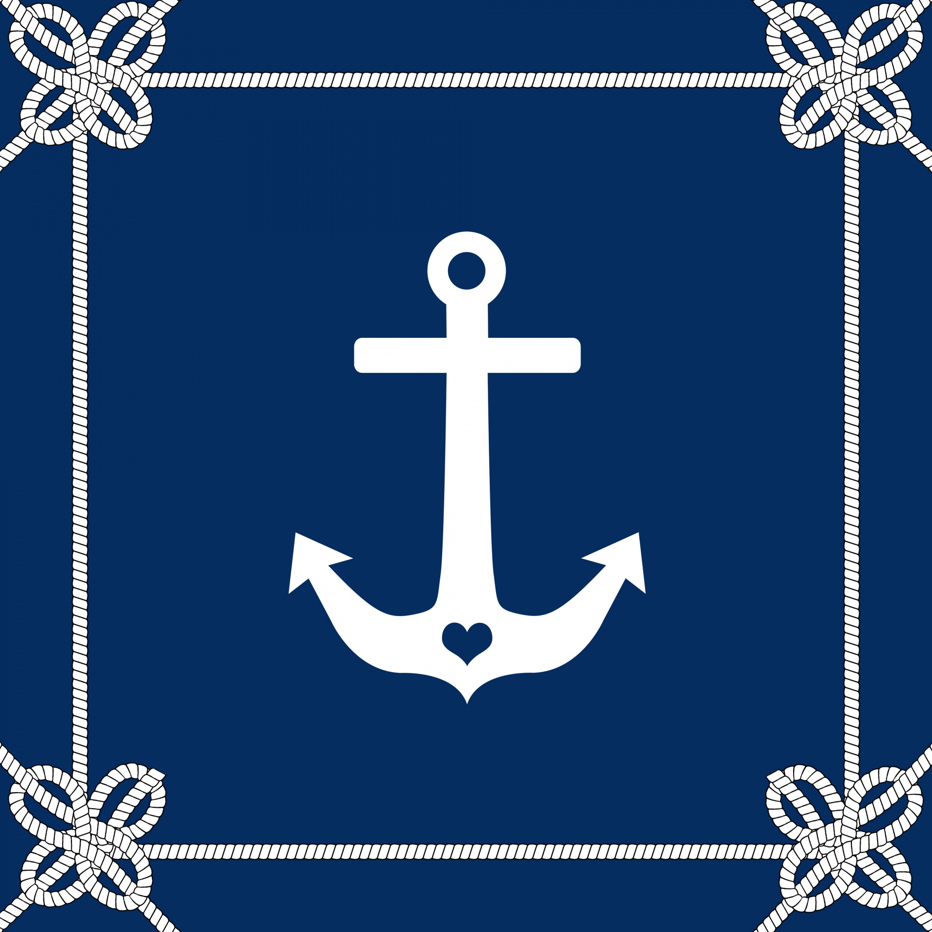 Anchor Nautical Ropes Background