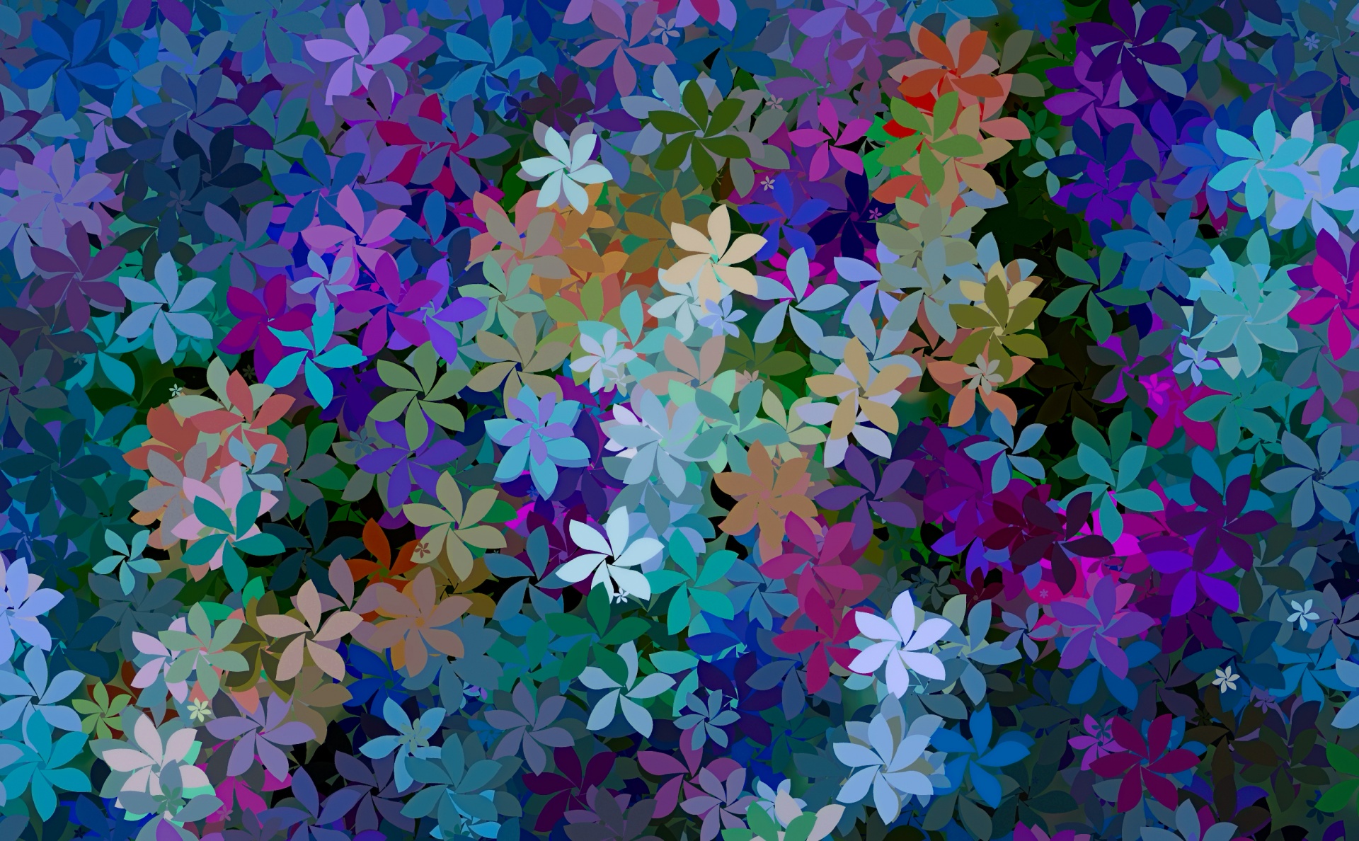Cartoon Flowers Background