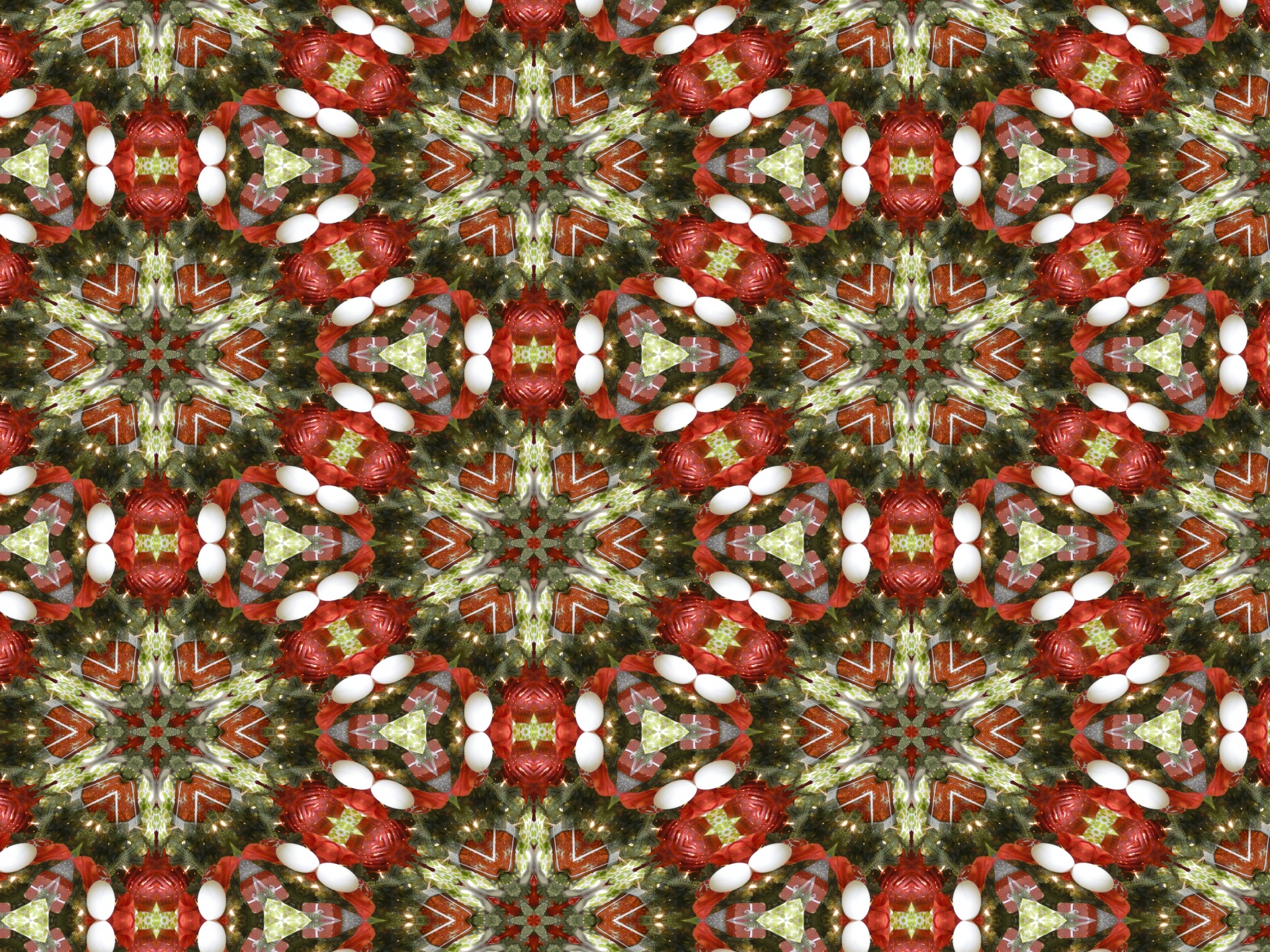 Christmas Kaleidoscope Background