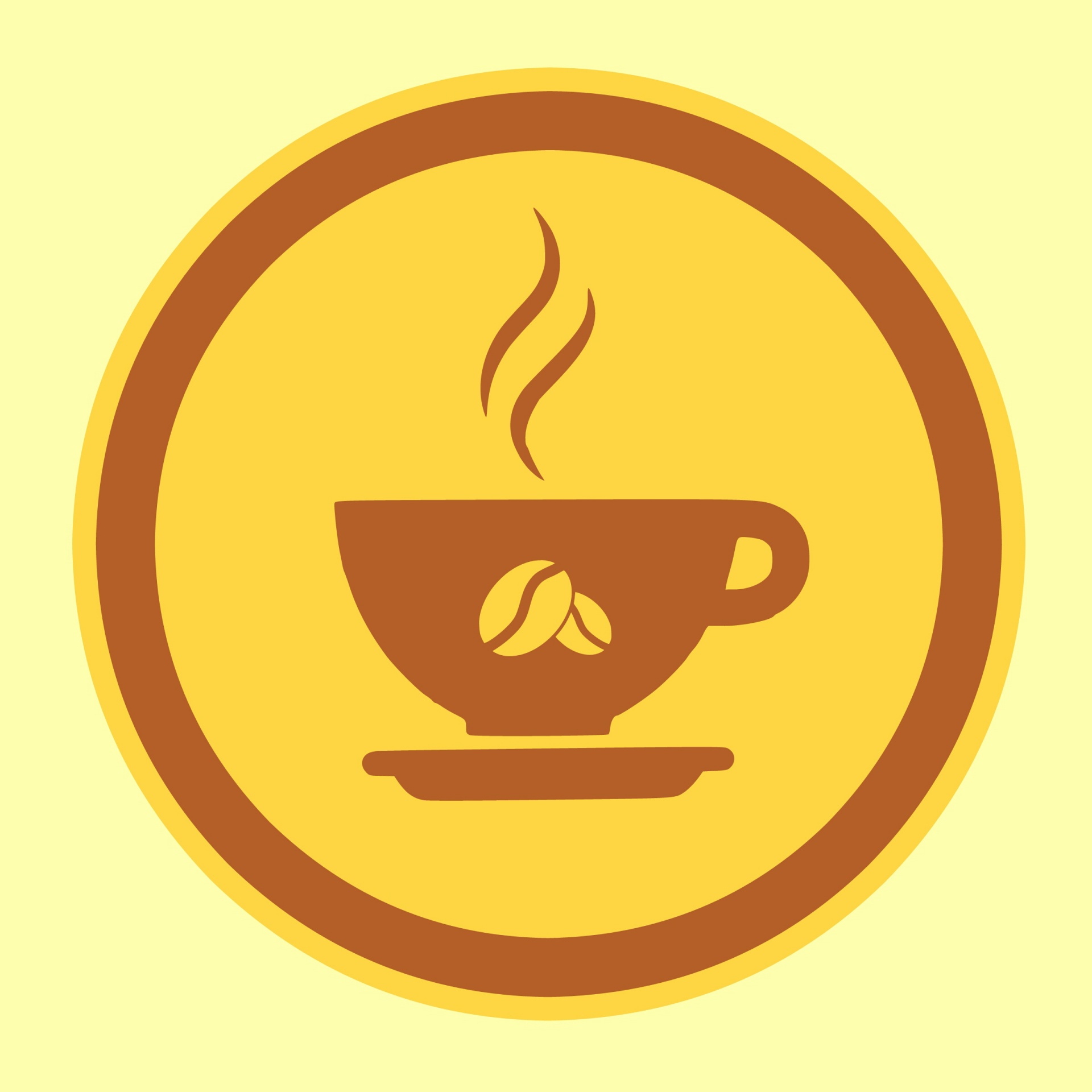 Coffee, Cup, Logo, Icon, Drink