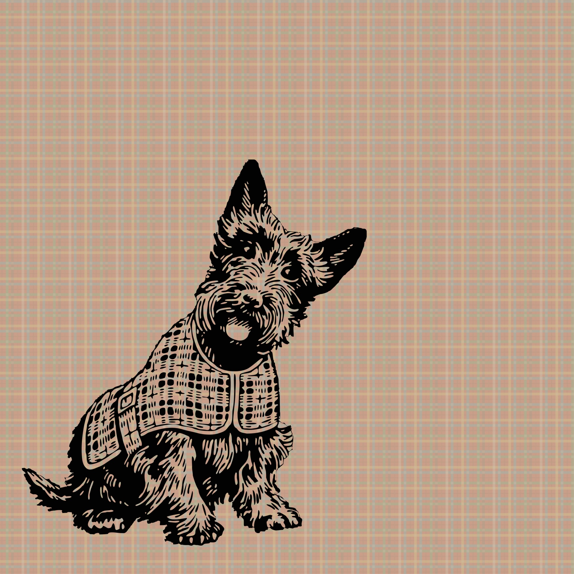 Dog Scottish Terrier Illustration