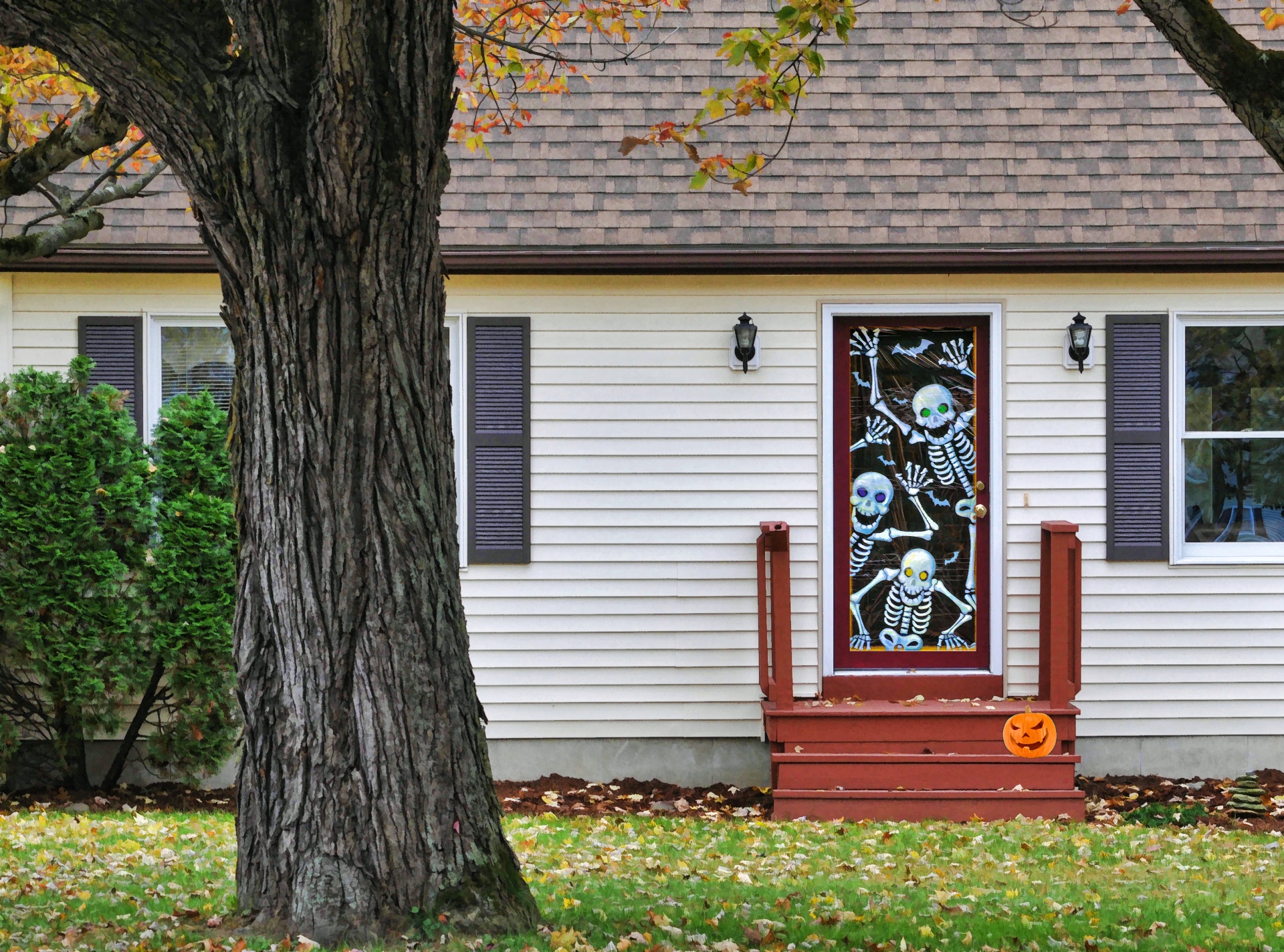 Halloween Front Porch