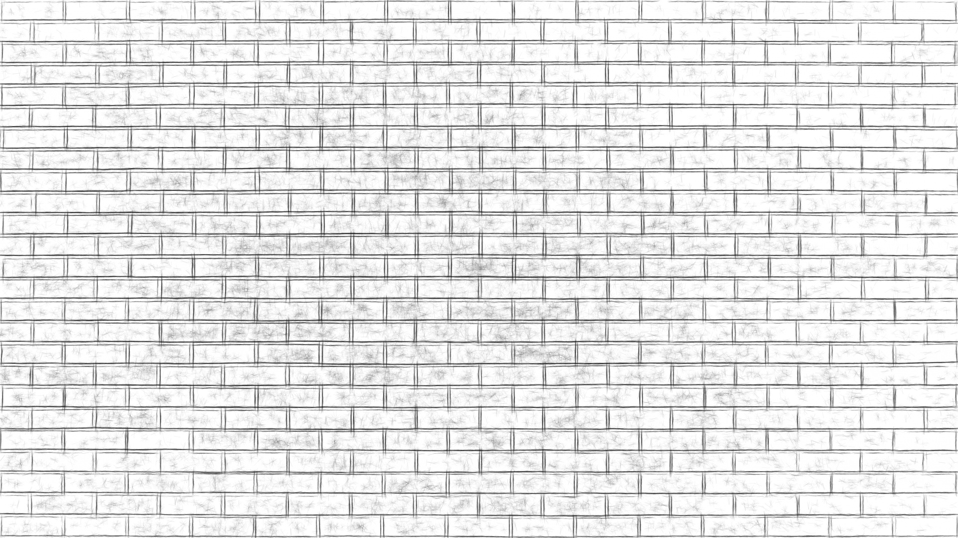 A brick wall background with a hard sketch effect.