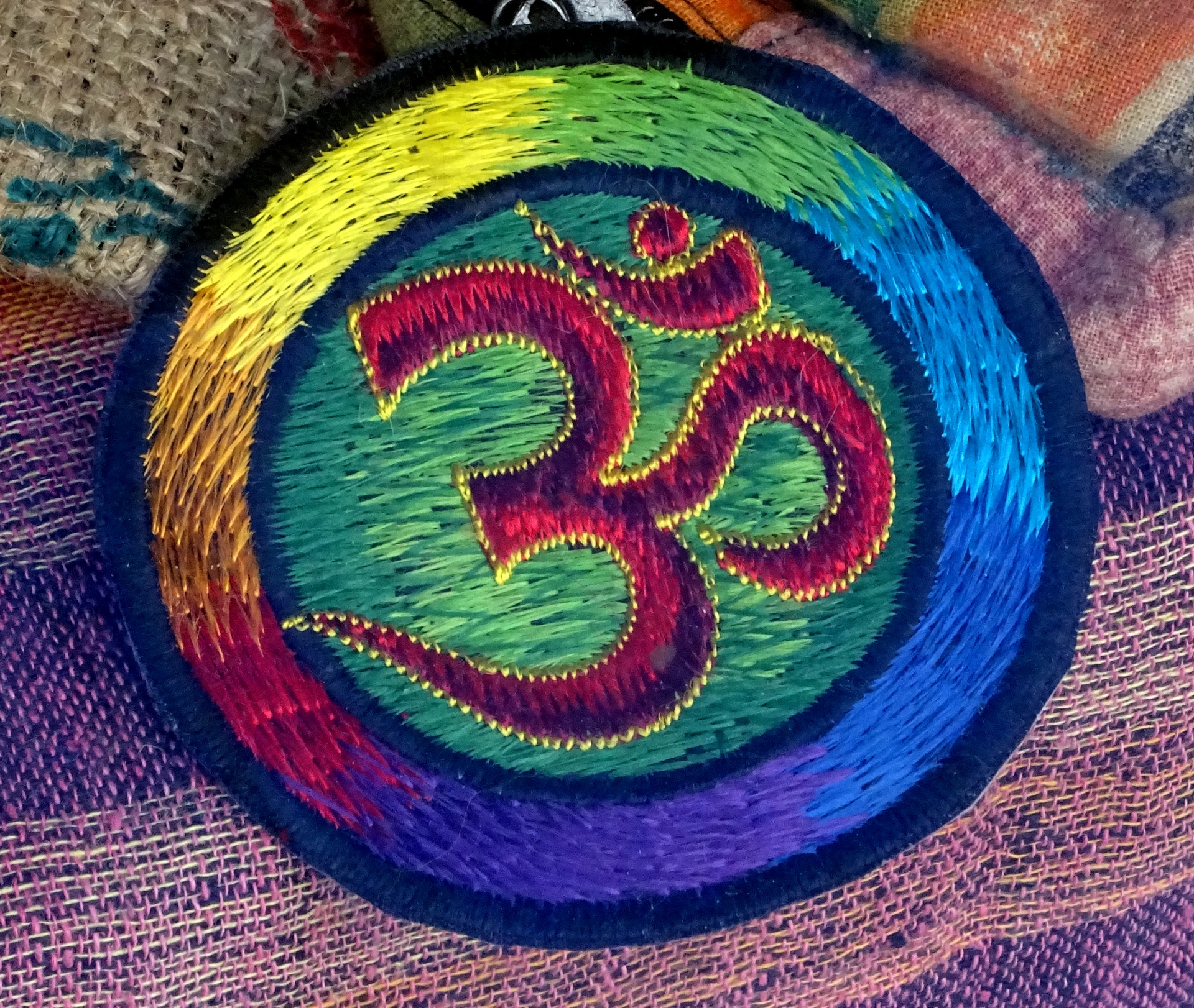 Indian OM Mantra Meditation Patch