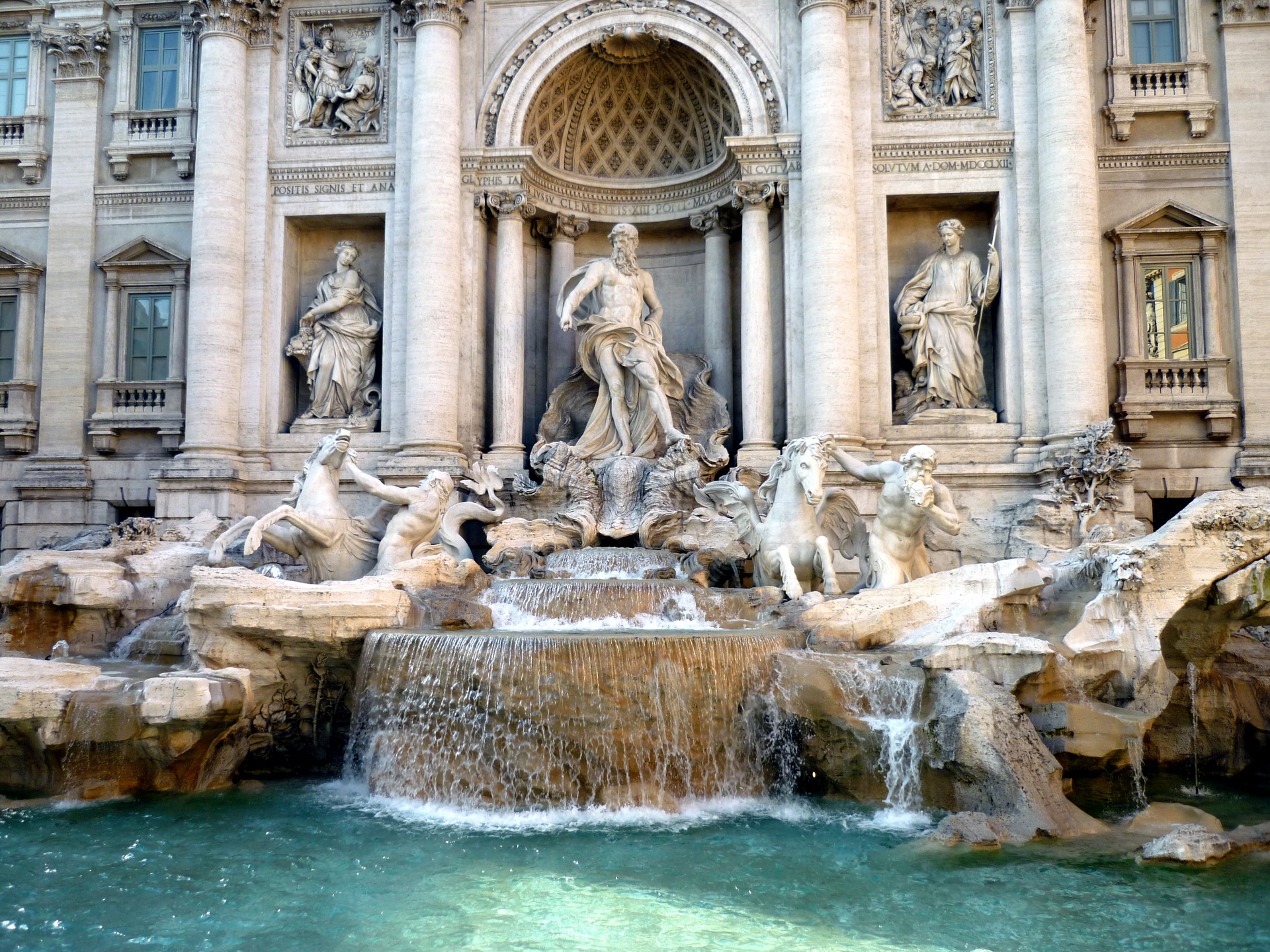 Italy, Roma, Trevi Fountain.