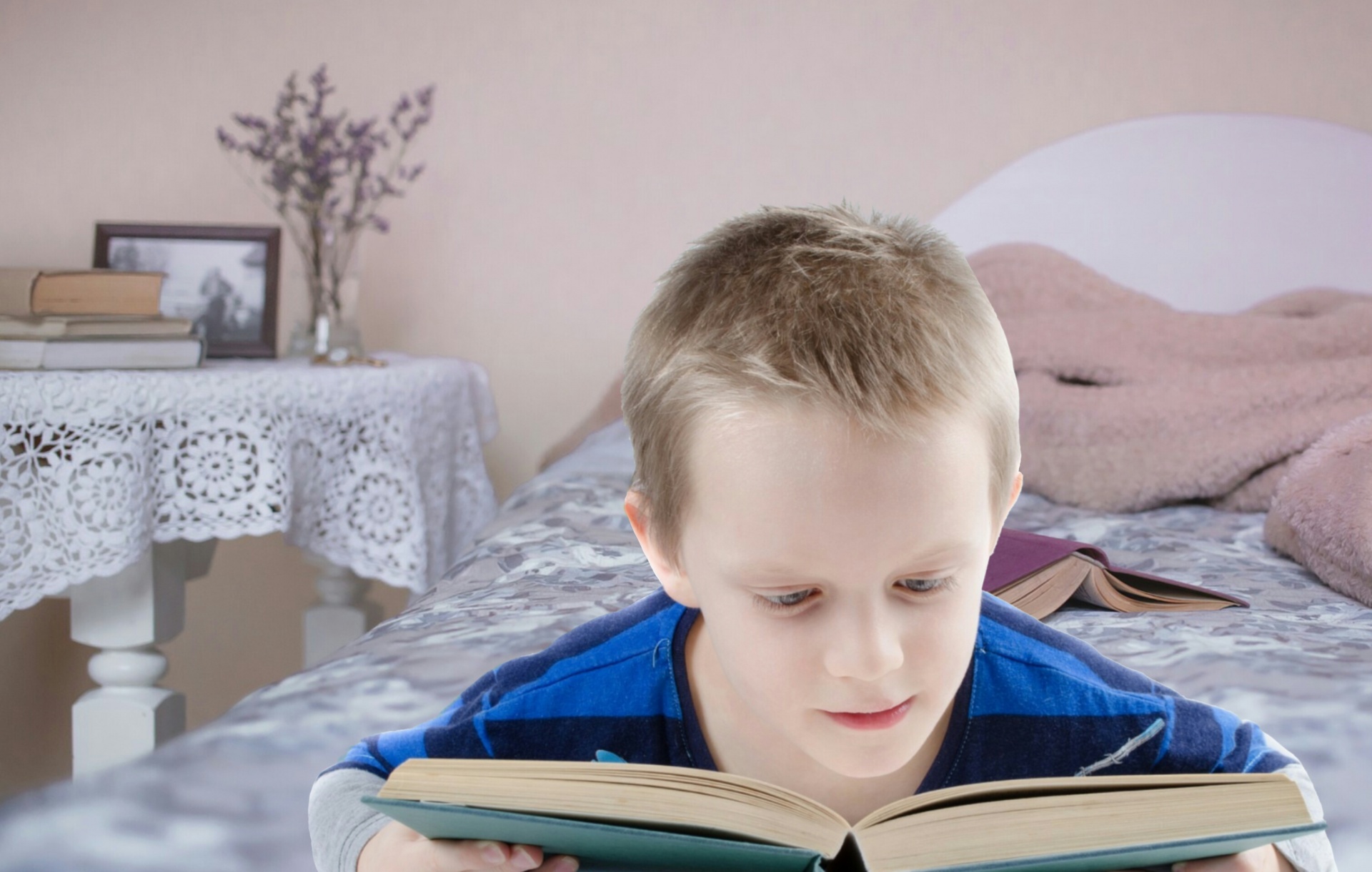 Kids Reading,read, Book, Boy, Child