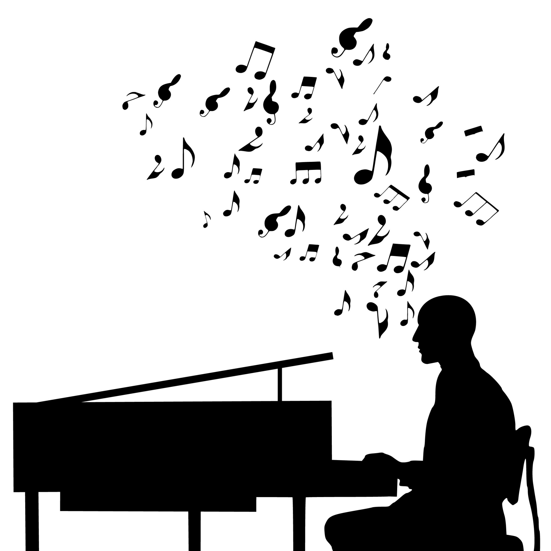 Piano, Player, Jazz, Music