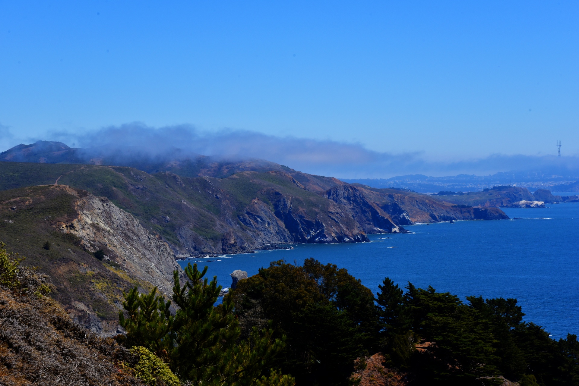 Point Reyes View Of Sutro Tower
