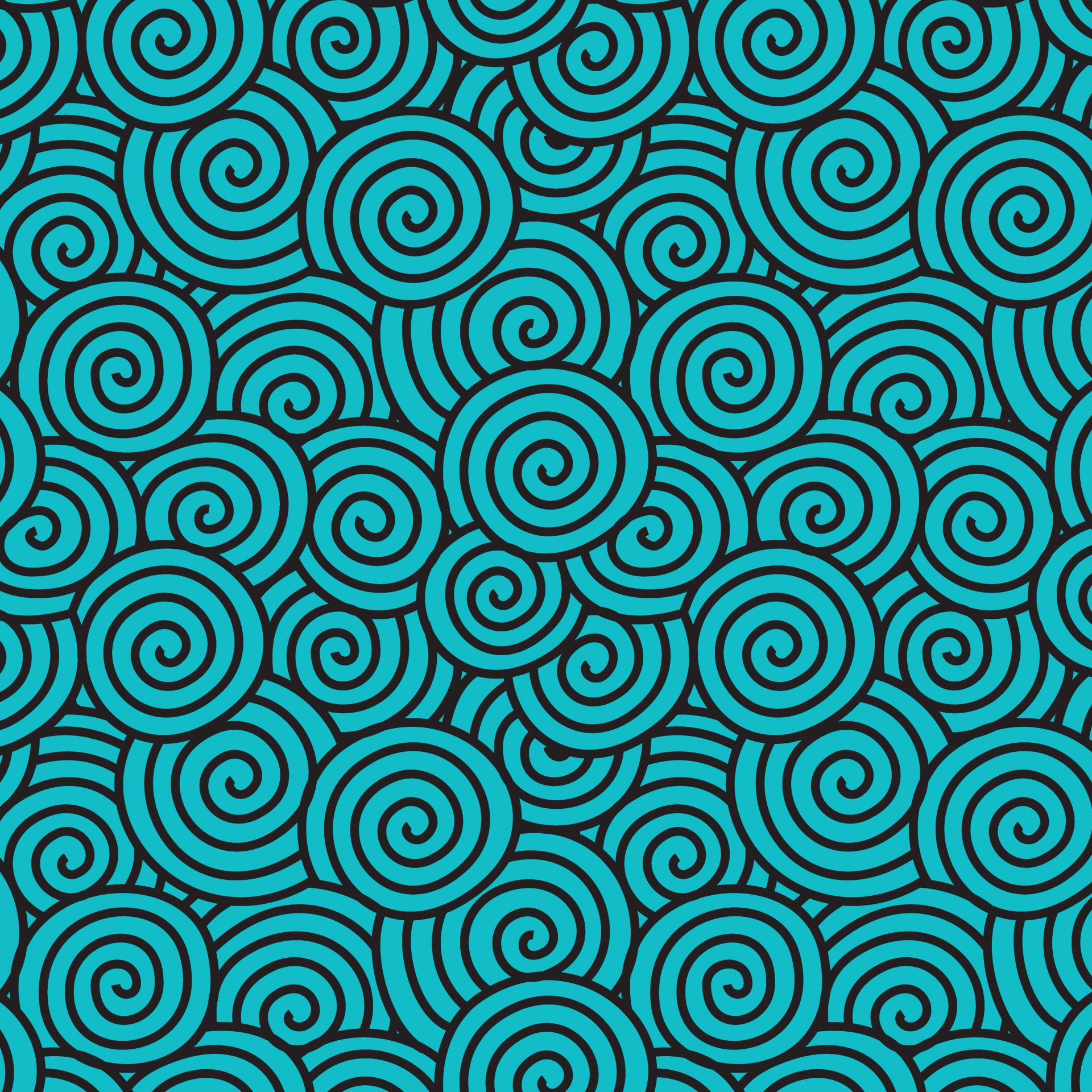 Retro Circles 60s Background