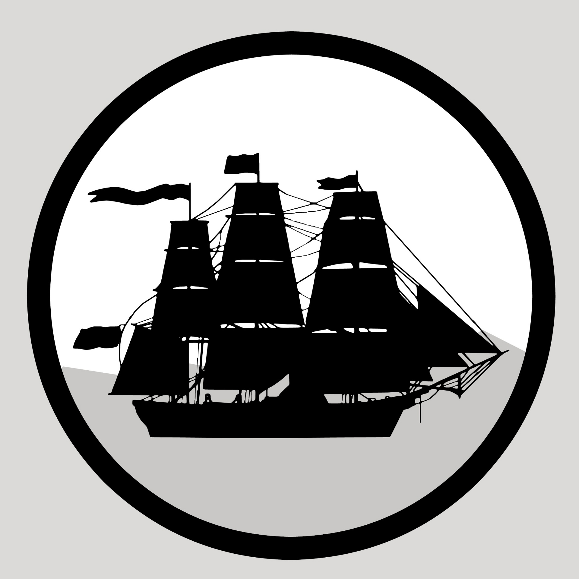 Ship, Sail, Icon, Symbol