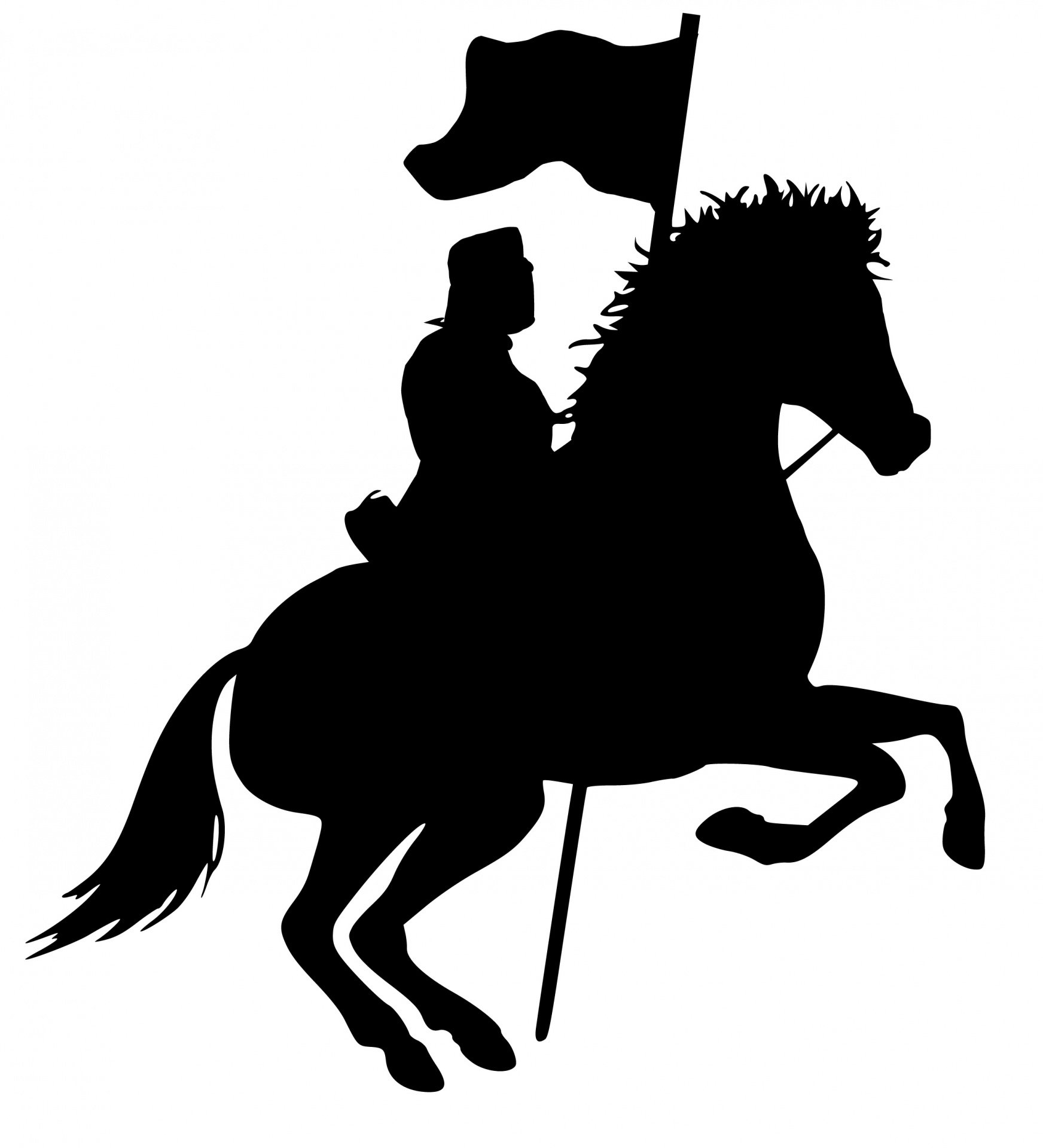 silhouette, warrior, knight, royal warrior, soldier, ancient, fighter, horse, design, armored, clipart,flag,war