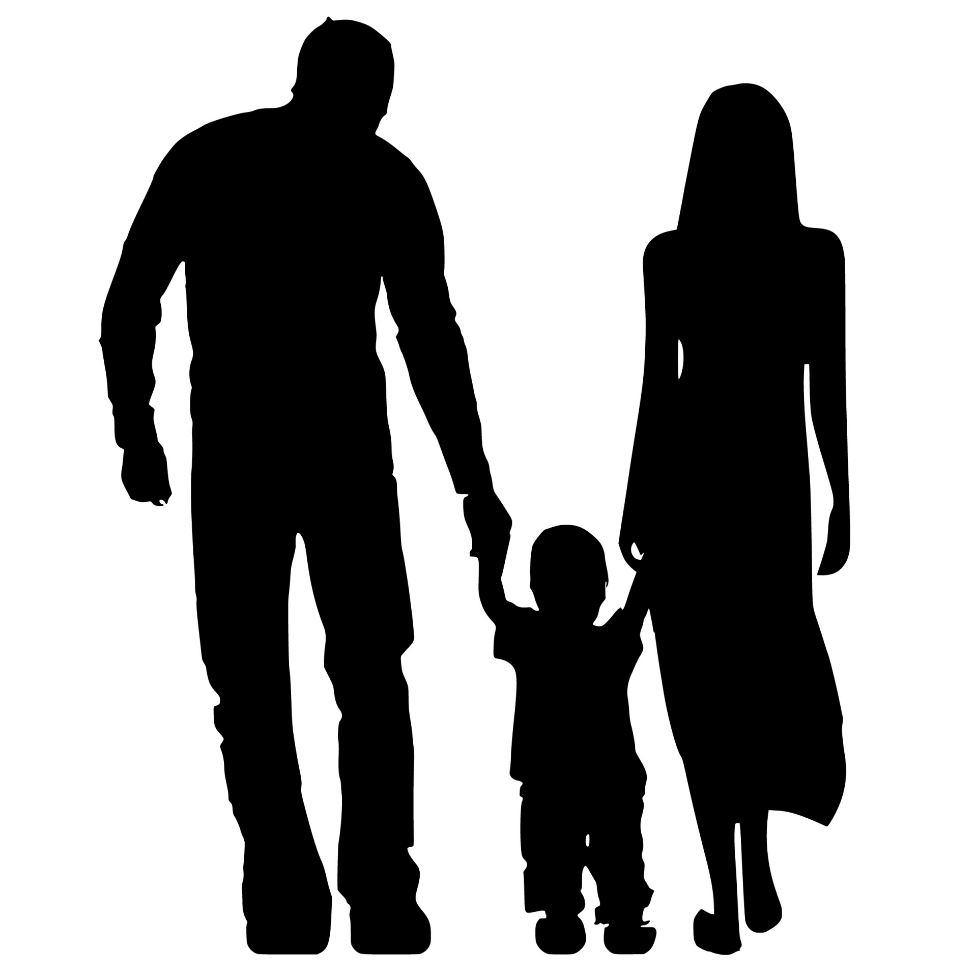 Silhouette,adoption,parents, Boy