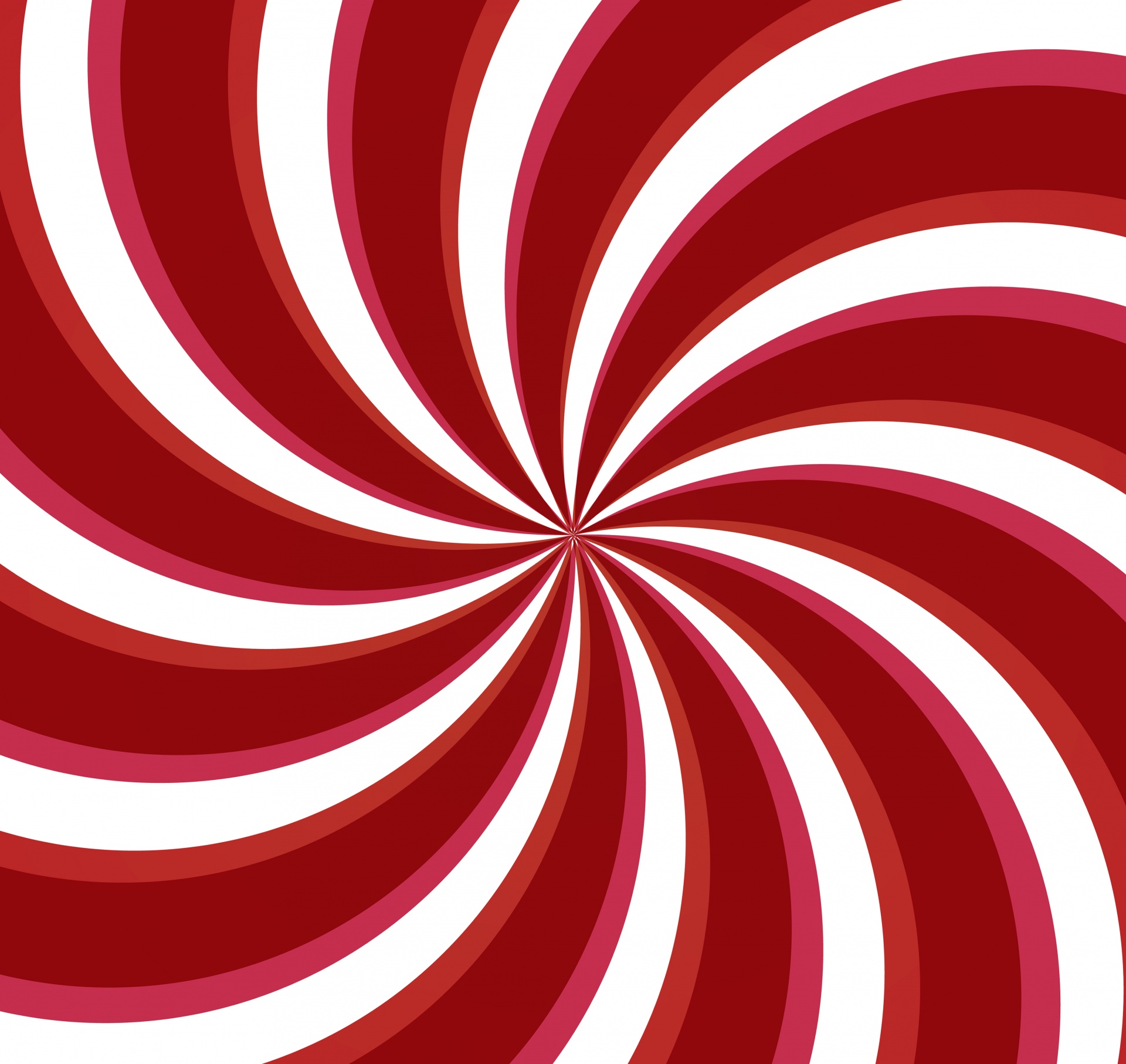 Swirls Red White Background