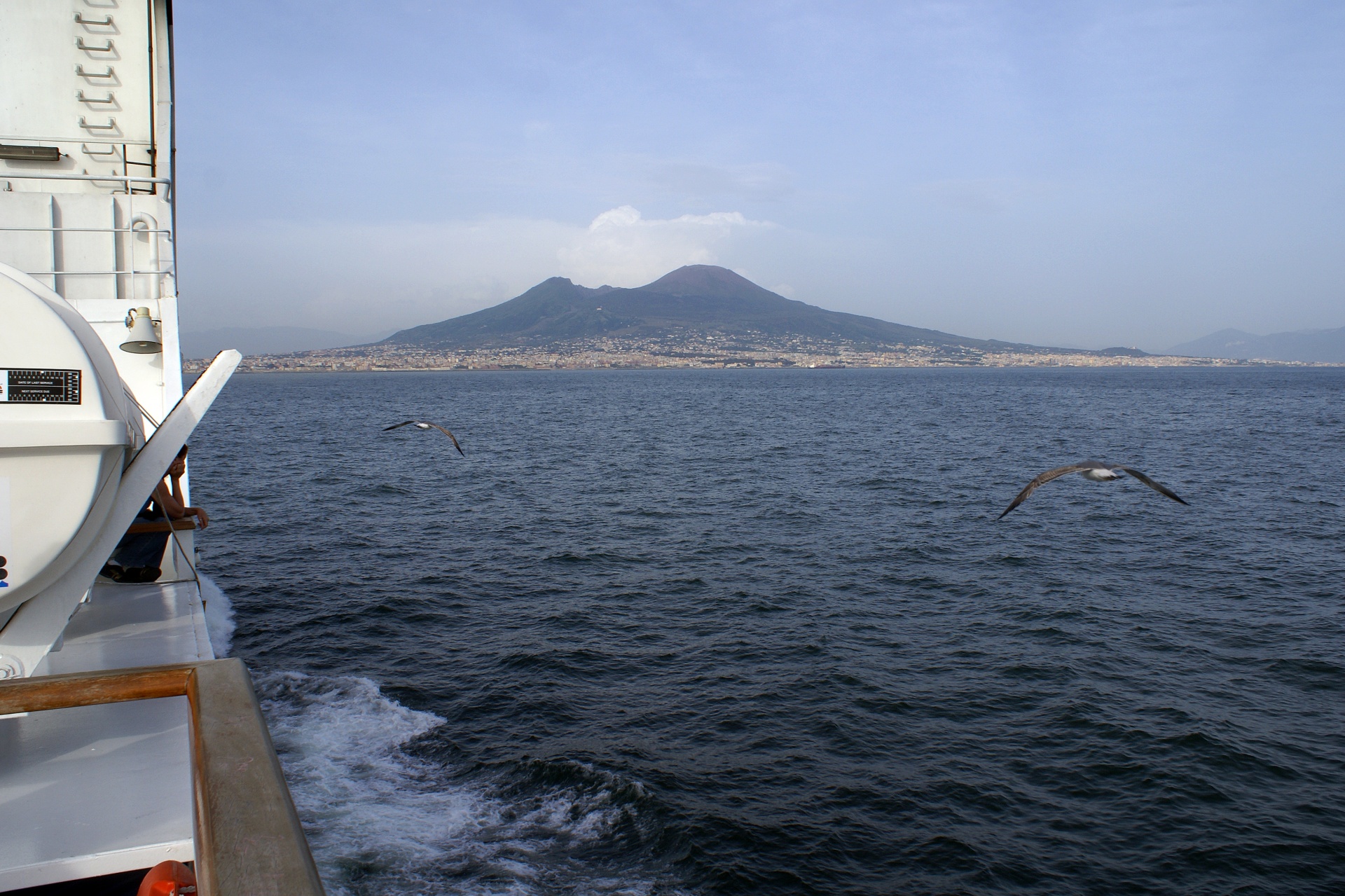 Vesuvius Seen From The Sea
