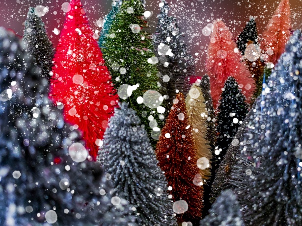 Christmas Background With Snow Free Stock Photo - Public Domain Pictures