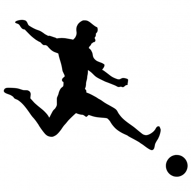 Football Player Silhouette Free Stock Photo - Public Domain Pictures