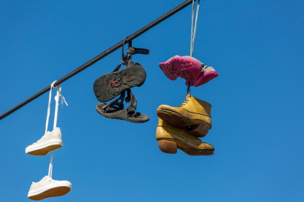 Shoes On A Wire Free Stock Photo - Public Domain Pictures