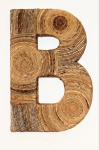 Alphabet Letter B Made Of Twine