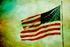 American Flag Vintage Background