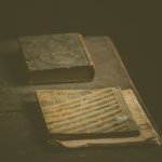 Antique Books On The Table
