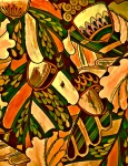 Autumn Leaves And Acorn Background