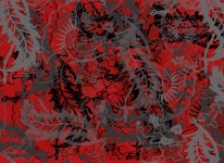 Batik Floral Background