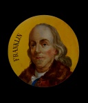 Benjamin Franklin Vintage Painting