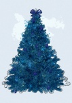 Blue Christmas Tree
