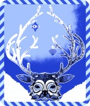 Blue Reindeer