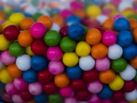 Bubble Gum Colorful Background