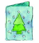 Cartoon Christmas Card
