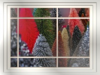 Christmas Background Window