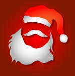 Christmas, Santa Claus, Beard,