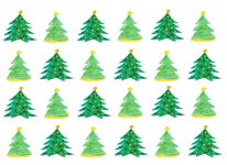 Christmas, Tree, Pattern,