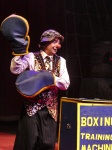 Circus Clown With Boxing Gloves