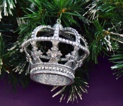 Crown Christmas Tree Ornament