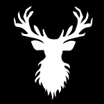 Deer, Reindeer, Silhouette