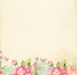 Floral Watercolor Vintage Border