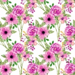 Flowers Watercolor Floral Wallpaper