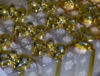 Gold Gifts Christmas Background