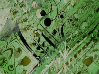 Green Flourish Background