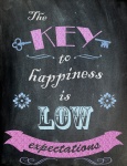 Happiness Quote Chalk Script
