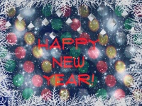 Happy New Year - Postcard